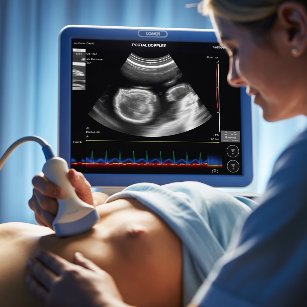 What is Portal Doppler test?