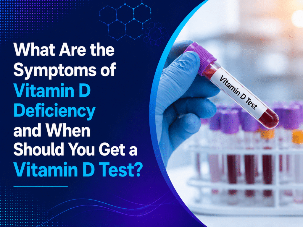Symptoms of vitamin D deficiency and when to get a vitamin D blood test at Ultrascan Diagnostics Indore