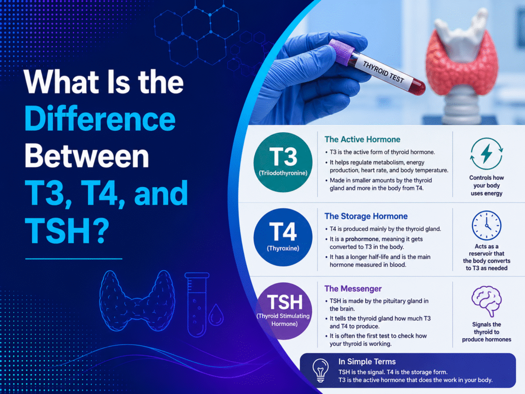 What Is the Difference Between T3, T4, and TSH?