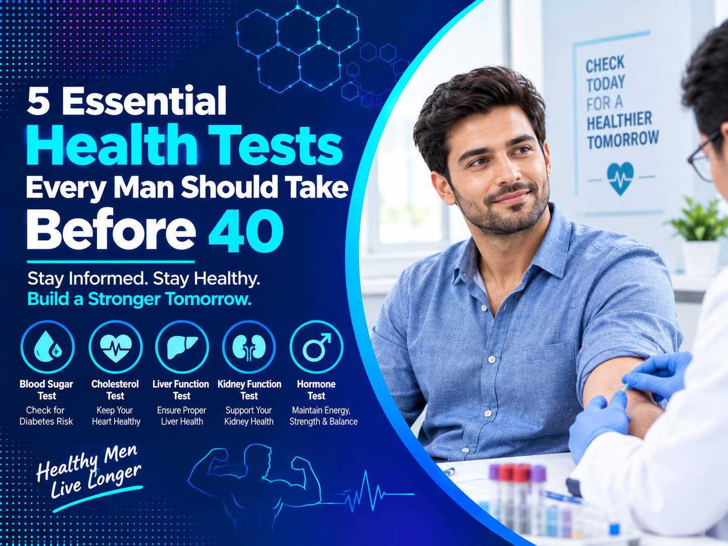 5 Essential Health Tests Every Man Should Take Before 40