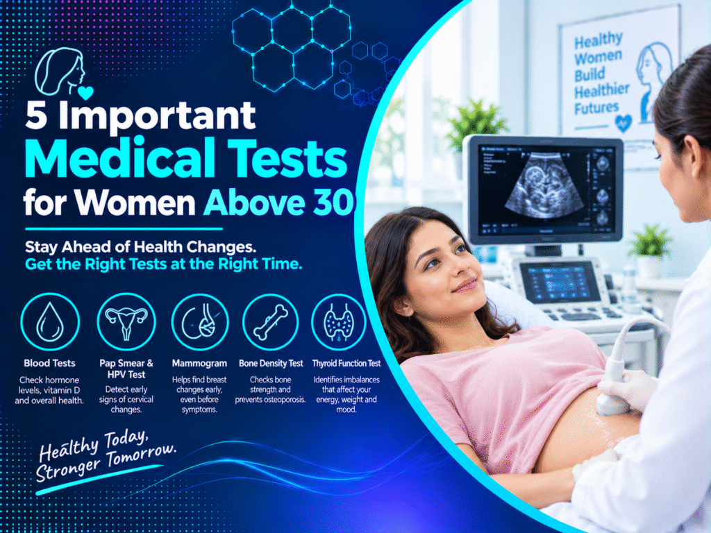 5 Important Medical Tests for Women Above 30