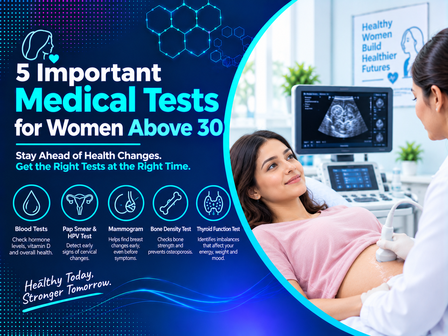 5 Important Medical Tests for Women Above 30